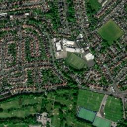 155 Stockport Road, Altrincham, Greater Manchester High Resolution Satellite Map