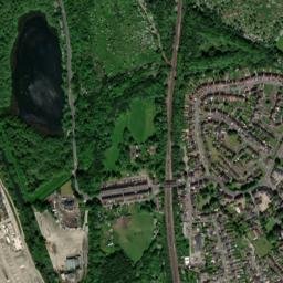 Treeton map(satellite map)