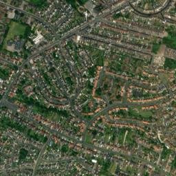 Dinnington map(satellite map)