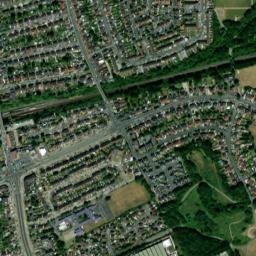 Halewood, adj Mackets Lane, Hunt's Cross, Liverpool, Merseysi Satellite Map