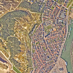 West-Terschelling map(satellite map)