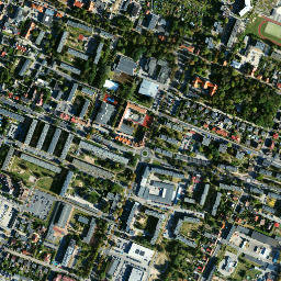 Złotów map(satellite map)