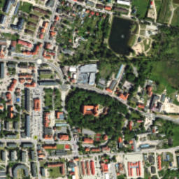 Nidzica map(satellite map)