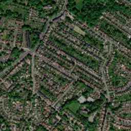 3-5 Silverdale Close, Sheffield, South Yorkshire High Resolution Satellite Map