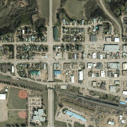 Vermilion map(satellite map)