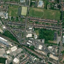 186 Gateford Road, Worksop, Nottinghamshire High Resolution Satellite Map