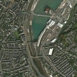Holyhead map(satellite map)