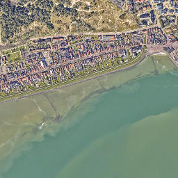 Oost-Vlieland map(satellite map)