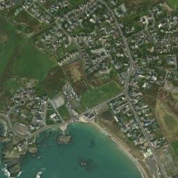 Lon Isallt, Trearddur Bay, Isle of Anglesey High Resolution Satellite Map