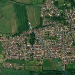 Whitwell map(satellite map)