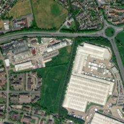 A556, Rudheath, Cheshire West and Chester CW9, UK High Resolution Satellite Map