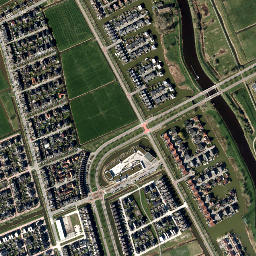 Reitdiep map(satellite map)