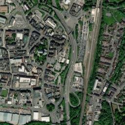 1 Broad Pavement, Chesterfield, Derbyshire High Resolution Satellite Map