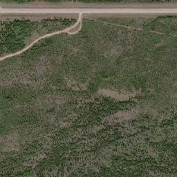 Northern Woods and Water Route, Holbein High Resolution Satellite Map