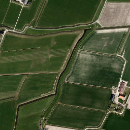 Waadhoeke map(satellite map)
