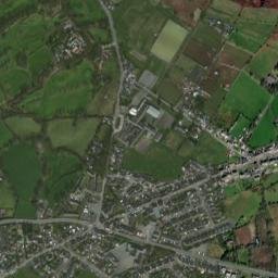 Llanrug map(satellite map)
