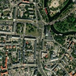 Piła map(satellite map)