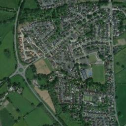 Alyn Drive, Penyffordd, Chester, Flintshire  High Resolution Satellite Map