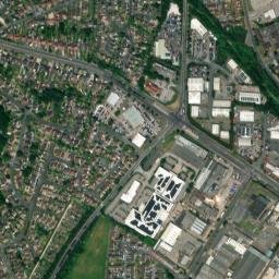 86 Lindhurst Lane, Mansfield, Nottinghamshire High Resolution Satellite Map