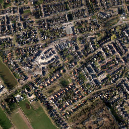 Nieuw-Roden map(satellite map)