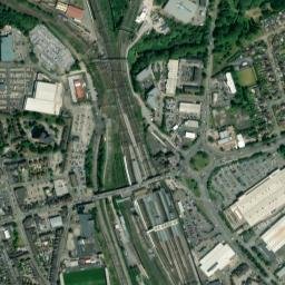 Nantwich Road, Crewe, Cheshire East CW2 High Resolution Satellite Map