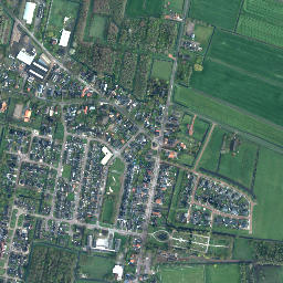 Tijnje map(satellite map)