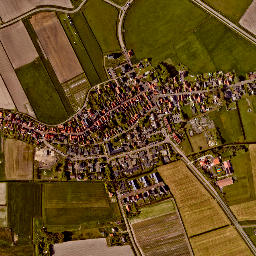 Den Hoorn map(satellite map)