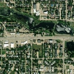 Camrose map(satellite map)