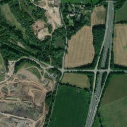 New Hall Road, Ruabon, Wrexham LL14 6HB High Resolution Satellite Map