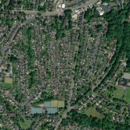 36 Higherland, Newcastle-under-Lyme, Staffordshire High Resolution Satellite Map
