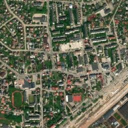 Łapy map(satellite map)