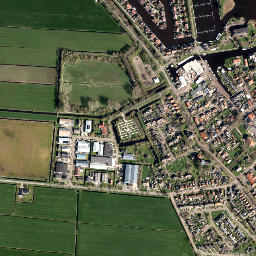 Langweer map(satellite map)