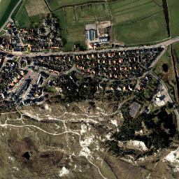 Huisduinen map(satellite map)