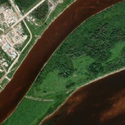 Attawapiskat map(satellite map)