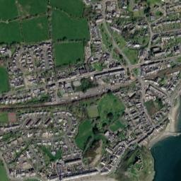 Criccieth map(satellite map)