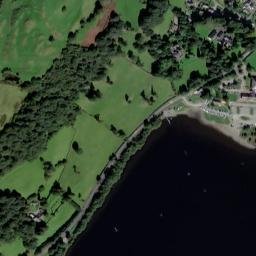 A494, Snowdonia National Park, Bala, Gwynedd High Resolution Satellite Map