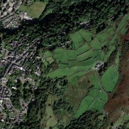 Harlech map(satellite map)