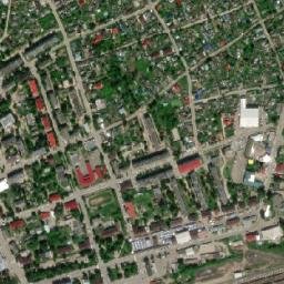Unecha map(satellite map)