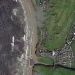 Satellite view of Spanish Point Beach