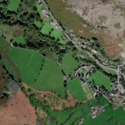 1 Berwyn Street, Llangynog, Oswestry High Resolution Satellite Map