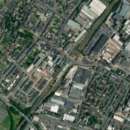 Burton upon Trent map(satellite map)