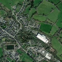 Llanfyllin map(satellite map)