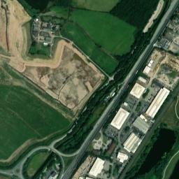 Lichfield Road, Burton-on-Trent, Staffordshire High Resolution Satellite Map