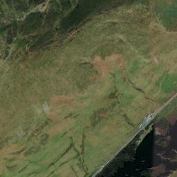 A487, Snowdonia National Park, Dolgellau High Resolution Satellite Map