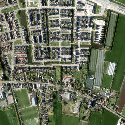Spanbroek map(satellite map)