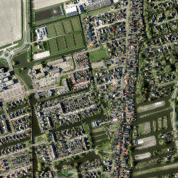 Zuid-Scharwoude map(satellite map)