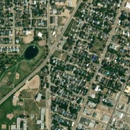 Ponoka map(satellite map)
