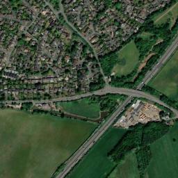 Satellite view of Whittington Heath Golf Club