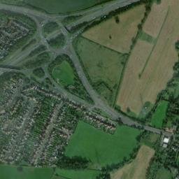 76 Groby Road, Glenfield, Leicester, Leicestershire High Resolution Satellite Map