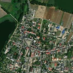 Kłecko map(satellite map)